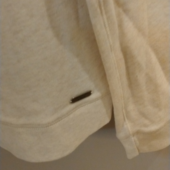 Abercrombie & Fitch Oatmeal color embellished sweatshirt, size medium - Picture 3 of 8